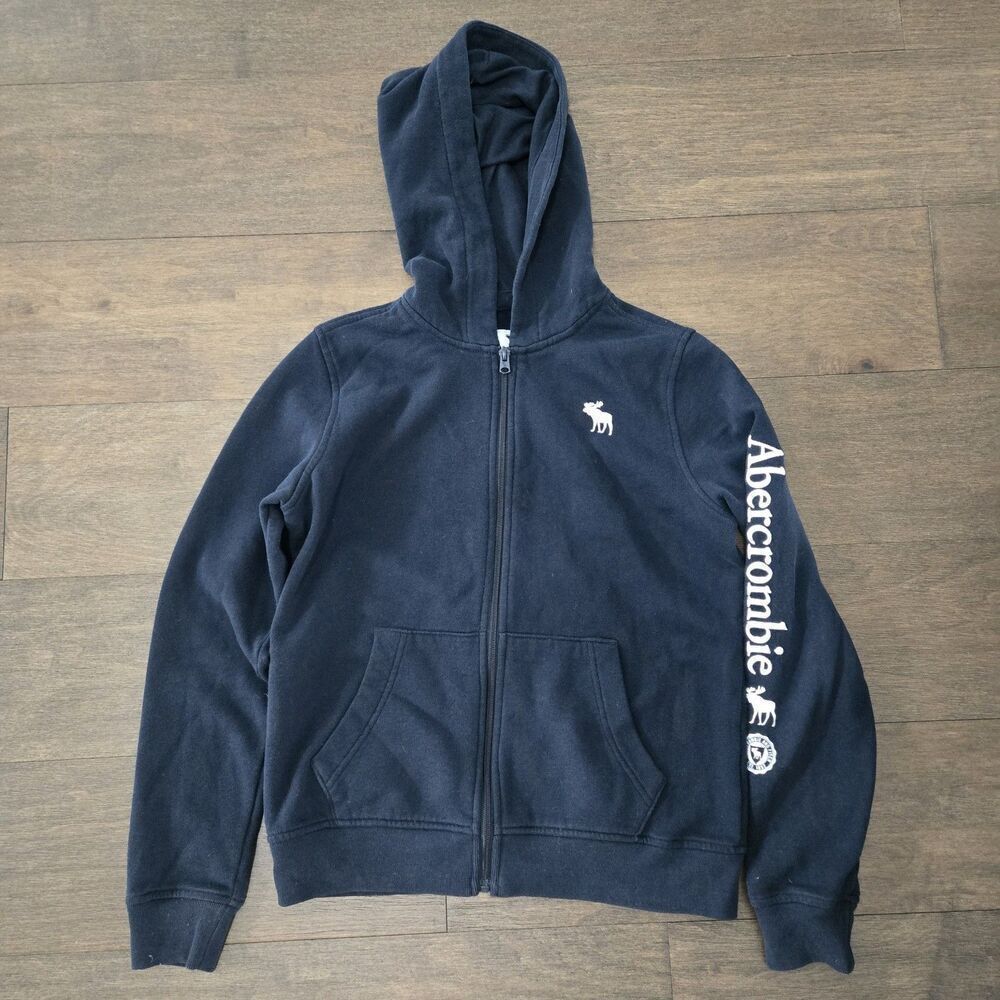 Abercrombie & Fitch Navy Blue Boys Hoodie Size 13/14